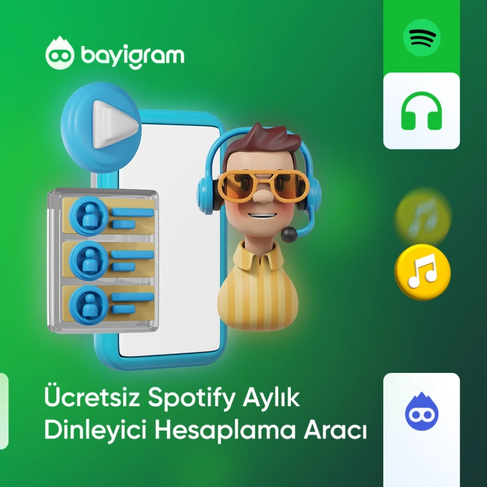 Ücretsiz Spotify Aylık Dinleyici Hesaplama Aracı