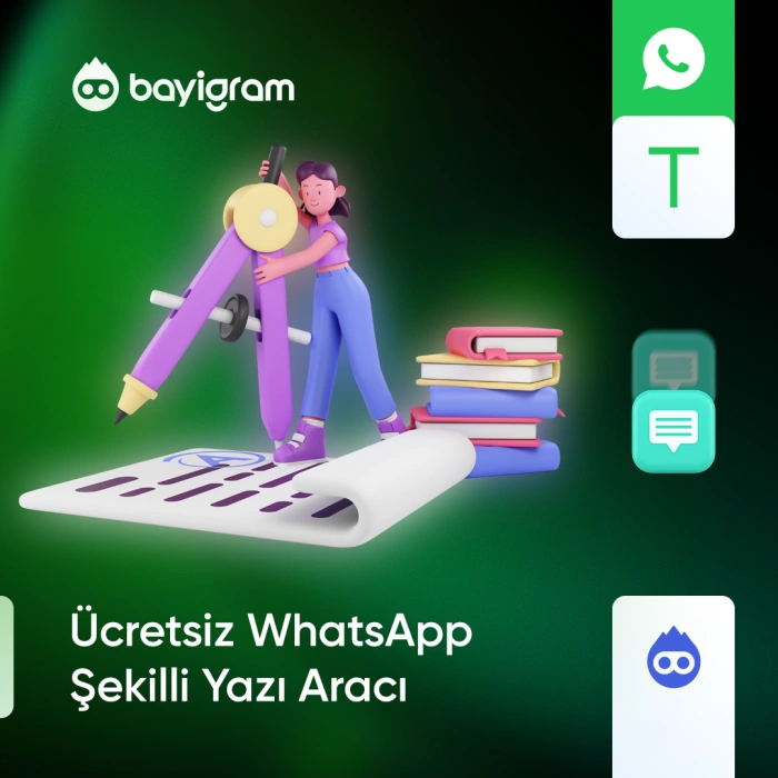 Ücretsiz WhatsApp Şekilli Yazı Aracı