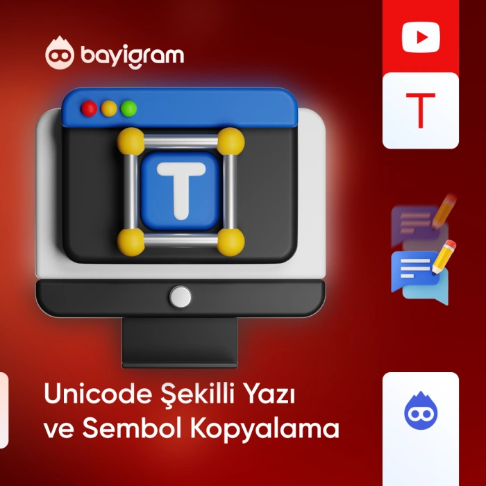 Unicode Şekilli Yazı ve Sembol Kopyalama