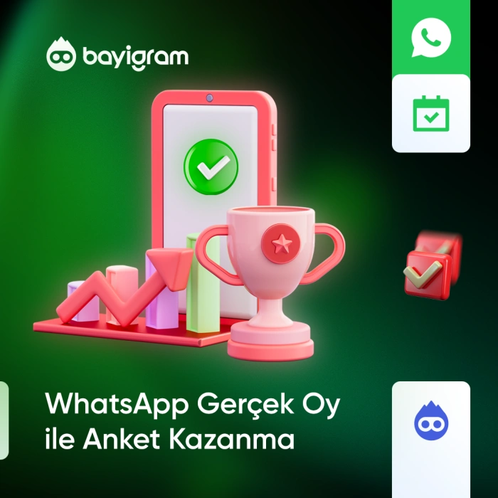 WhatsApp Gerçek Oy ile Anket Kazanma