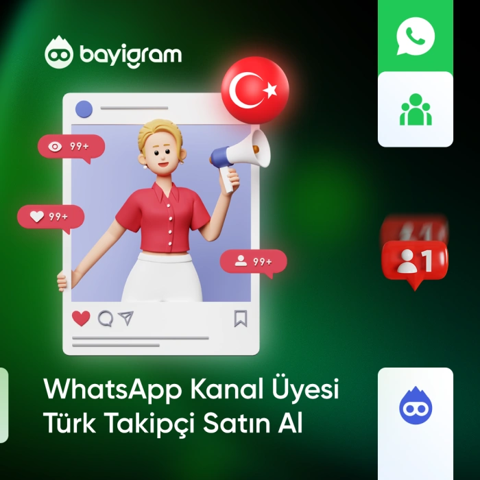 WhatsApp Kanal Üyesi Türk Takipçi Satın Al