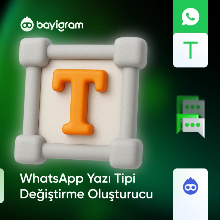 WhatsApp Yazı Tipi Değiştirme Oluşturucu