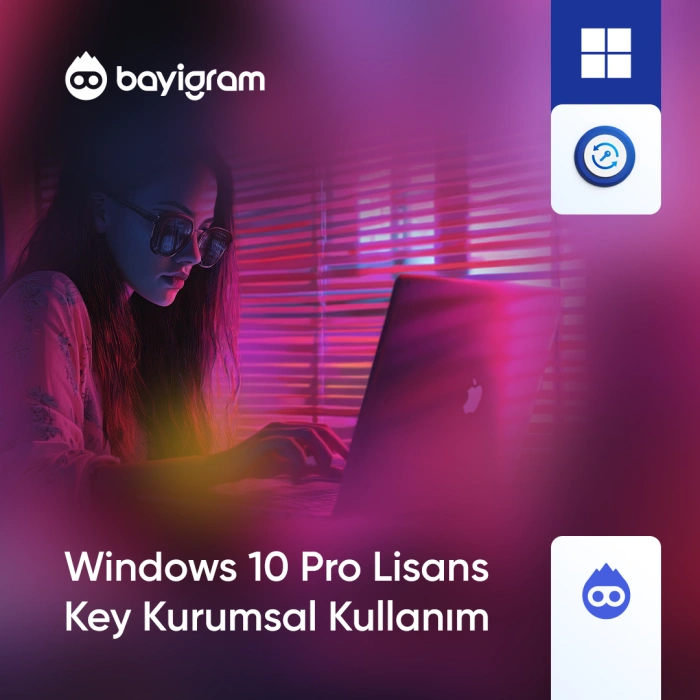 Windows 10 Pro Lisans Key Kurumsal Kullanım