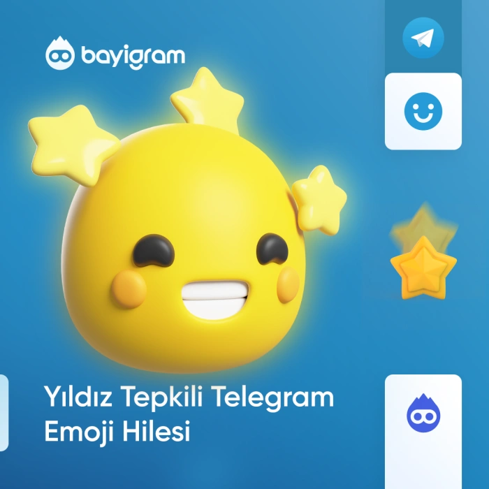 Yıldız Tepkili Telegram Emoji Hilesi