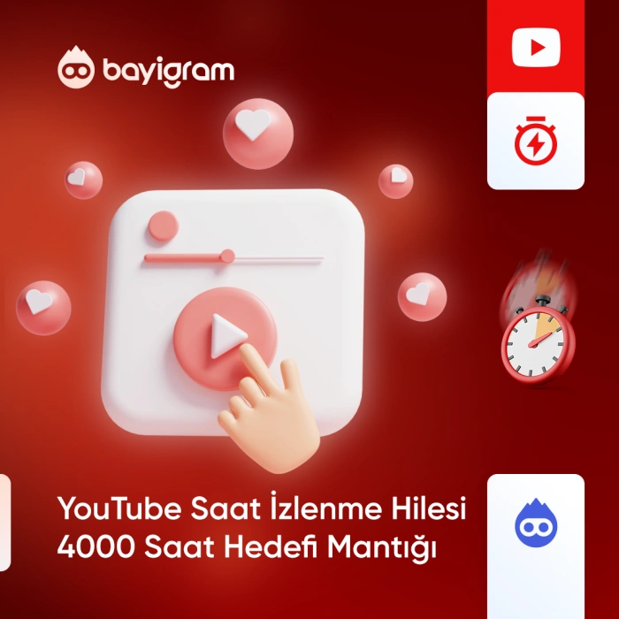 YouTube Saat İzlenme Hilesi 4000 Saat Hedefi Mantığı
