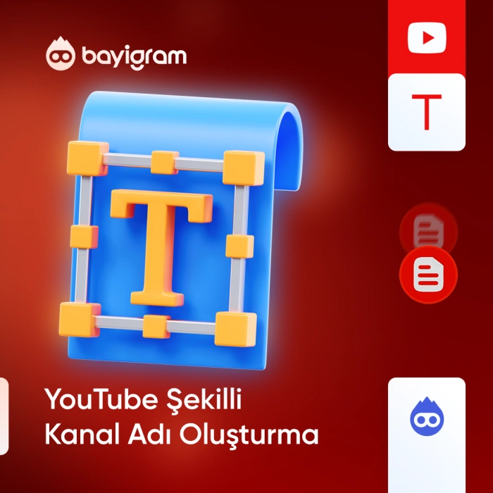 YouTube Şekilli Kanal Adı Oluşturma