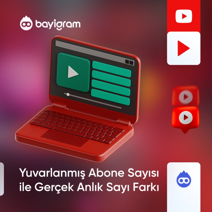 Yuvarlanmış Abone Sayısı ile Gerçek Anlık Sayı Farkı